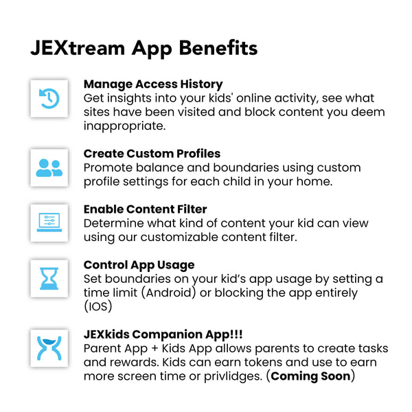 JEXtream FX20 Wi-Fi 6 Parental Control Router