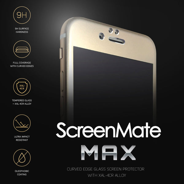 iPhone 6/6s ScreenMate Max Tempered Glass (Gold)