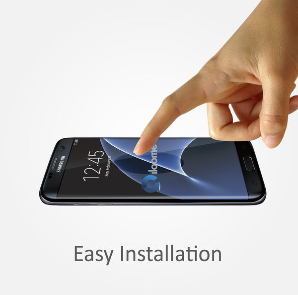 Samsung Galaxy S7 edge ScreenMate 3D Max Full Cover Tempered Glass - Black