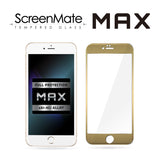 iPhone 6/6s Plus ScreenMate Max Tempered Glass (Gold)