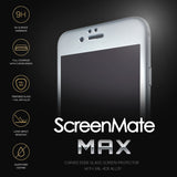 iPhone 6/6s ScreenMate Max Tempered Glass (Silver)
