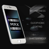 iPhone 6/6s Plus ScreenMate Max Tempered Glass (Silver)