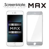 iPhone 6/6s Plus ScreenMate Max Tempered Glass (Silver)