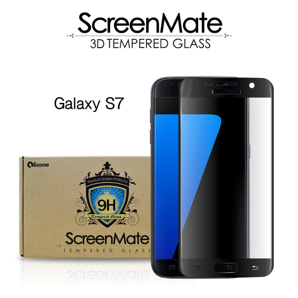 Samsung Galaxy S7 ScreenMate 3D Max Full Cover Tempered Glass - Black