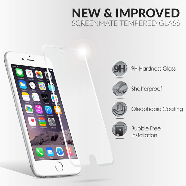 iPhone 6/6s Arctic White Tempered Glass
