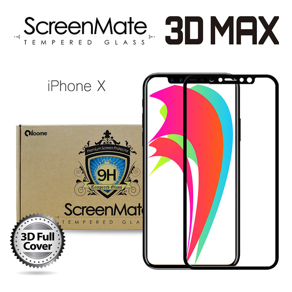 [iPhone X Combo Deal] ScreenMate 3D Screen Protector + Qi Wireless Charger