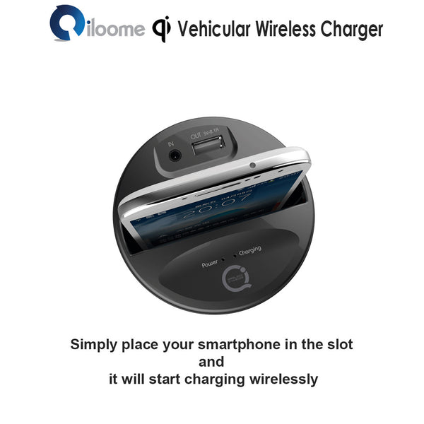 Qi Vehicular Wireless Charger - Cup Holder Type